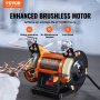 VEVOR Bench Polisher & Buffing Machine for Metal/Jewelry/Wood - With Wool & Abrasive Wheels, 100 Tools, 3590RPM