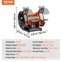 VEVOR Jewelry Polisher, Bench Grinder Polishing & Buffing Machine, 3590RPM Bench Lathe Polisher with 1 Wool Wheel & 1 Abrasive Fiber Wheel & 1 Grinding Wheel & 100pcs Tools