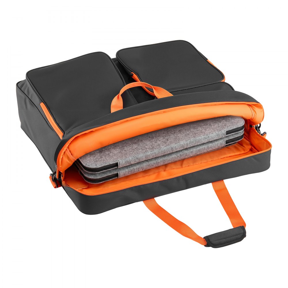 VEVOR Solar Panel Storage Bag for 2 x 200W Foldable Solar Panels, Waterproof Polyester Fiber Solar Panel Carrying Bag with Shoulder Straps, Lightweight Portable for Outdoor Camping, RV Travel