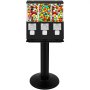 VEVOR Triple Head Candy Vending Machine, 1-inch Gumball Vending Machine, Commercial Gumball Vending Machine with Stand and Adjustable Candy Outlet Size, Candy Vending Machine for Home, Gaming Stores