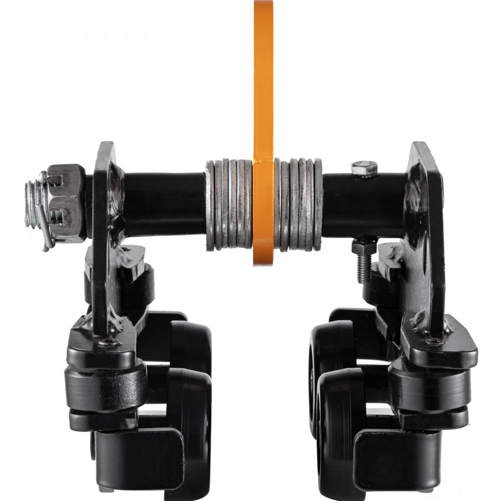 Carro de viga VEVOR de 1100 libras/0,5 toneladas de capacidad con rodillos guía laterales de 1,6"-3,3" de ancho ajustable