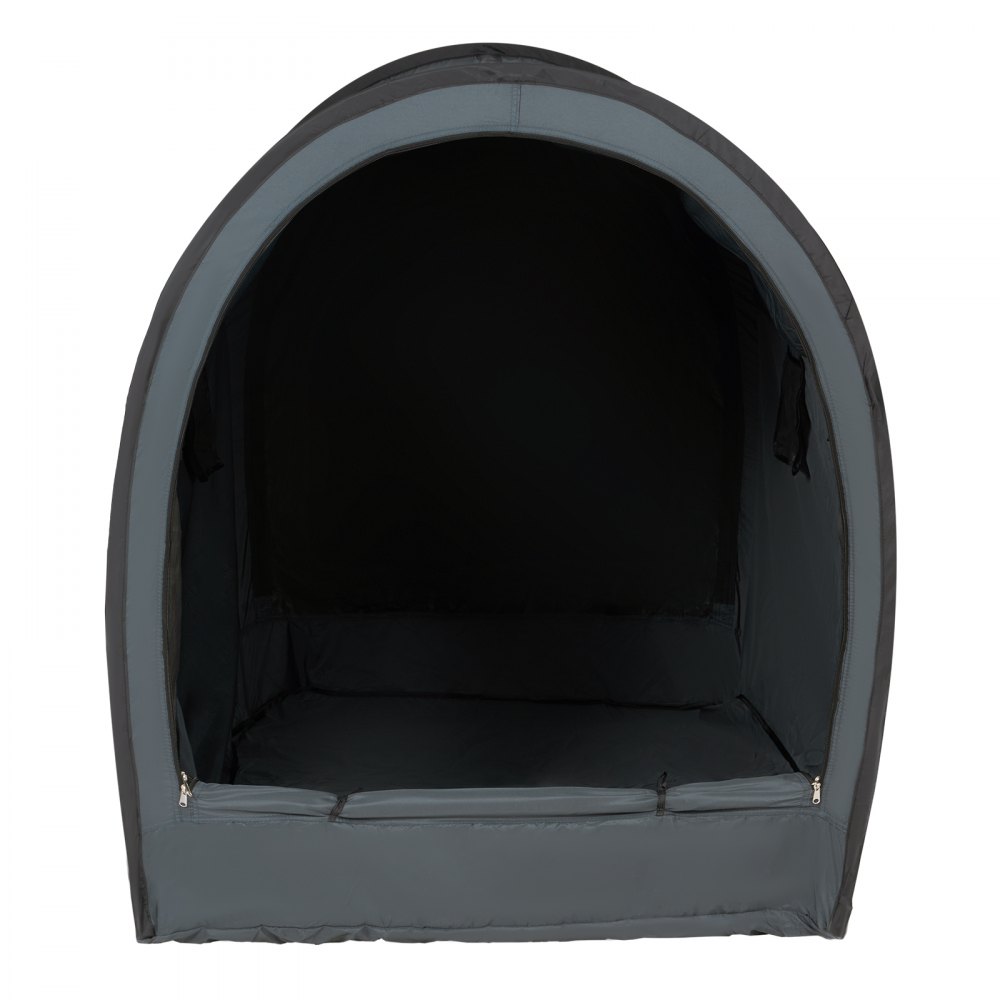 VEVOR 4 Doors Bed Tent Breathable Tent Light Blackout with 0.28 in Fiber Poles 190x99x119cm