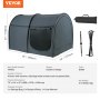 VEVOR 4 Doors Bed Tent Breathable Tent Light Blackout with 0.28 in Fiber Poles