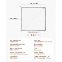 Chain Link Fence Gate Fit 3x4 ft Garden Fence Gate Adjustable Post Not Included
