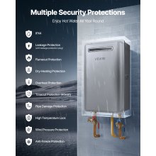 Propane Tankless Water Heater 5.3Gal 120000 BTU Smart Temp Control