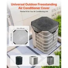 32x32 inch Air Conditioner Cover Mesh Defender Tear-Resistant for Outdoor
