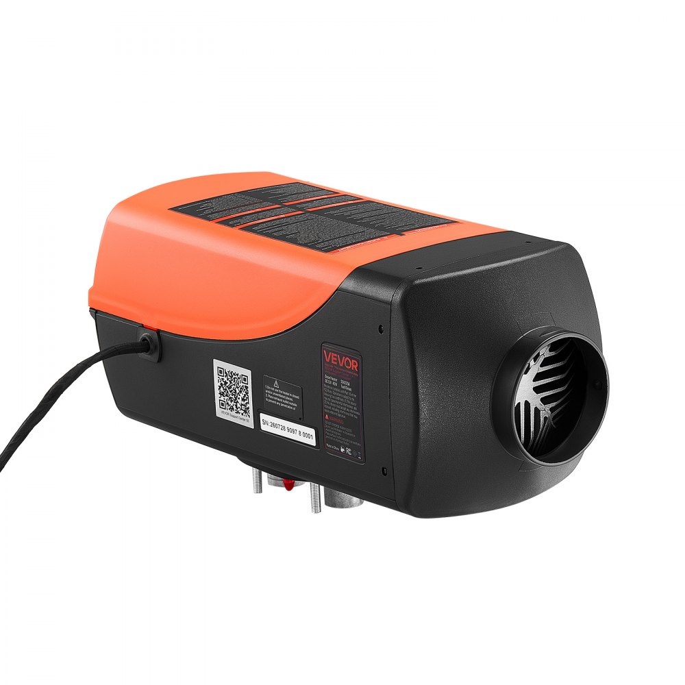 VEVOR Diesel Heater DC 12V 10 L/2.6 Gal Fast Heating Diesel Air Heater, For Various Vehicles, Large Fuel Tank, with Bluetooth App Control, Remote Control and LCD Panel, Automatic Altitude Compensation