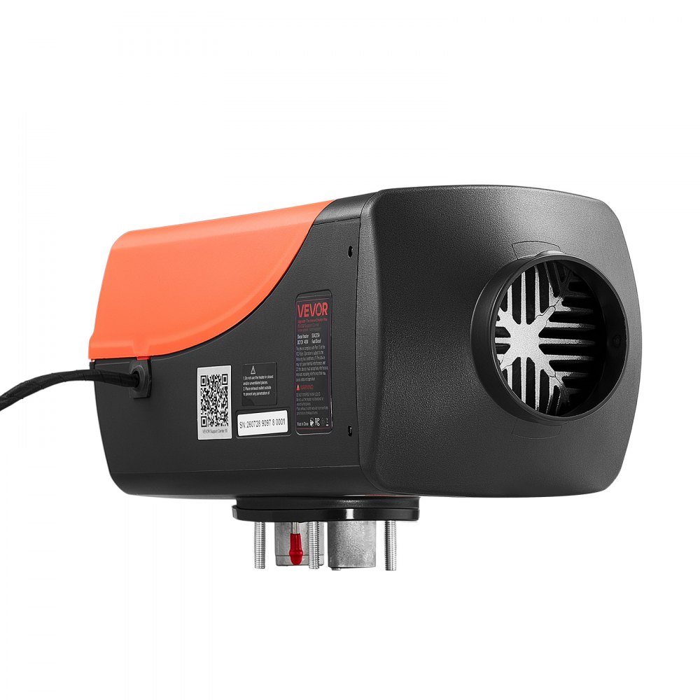 VEVOR Diesel Heater DC 12V 10 L/2.6 Gal Fast Heating Diesel Air Heater, For Various Vehicles, Large Fuel Tank, with Bluetooth App Control, Remote Control and LCD Panel, Automatic Altitude Compensation