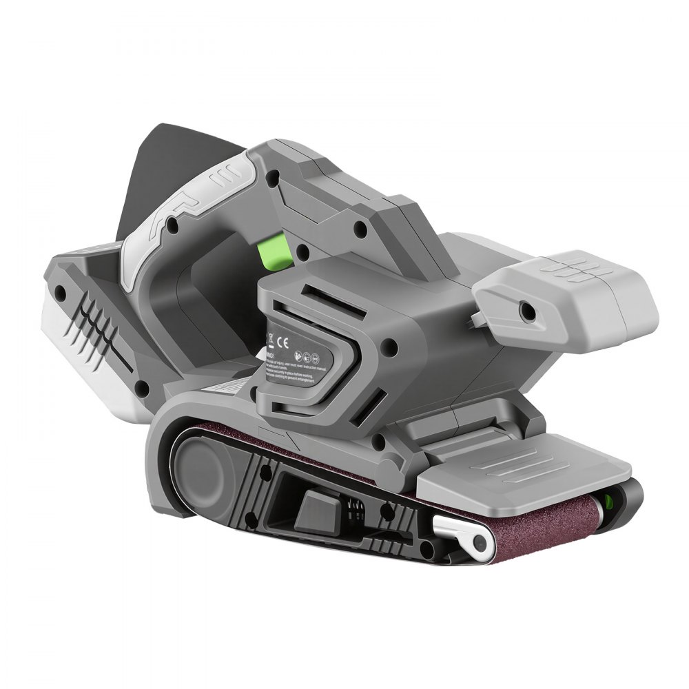 VEVOR 20V Max Cordless Belt Sander, 3" x 18" Belt Sander for Woodworking, 6 Variable Speeds Sanding Machine with 10PCS Sanding Belts, 2 Dust Bags & Vacuum Adapter (Battery NOT Included)