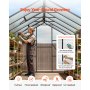 VEVOR 8 x 10 FT Polycarbonate Greenhouse, Heavy Duty Outdoor Green House with Adjustable Vents & Push-Pull Lockable Door, Quick Setup, Aluminum Frame Walk-in Greenhouse Sunroom for Outside Garden Lawn