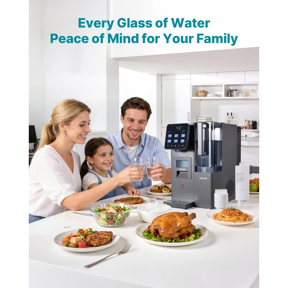 VEVOR Mineralization Filter Replacement – Remineralization Alkaline Water Filter for Reverse Osmosis System, Balances pH & Restores Minerals, Compatible with X811B Ice Maker Water Dispenser