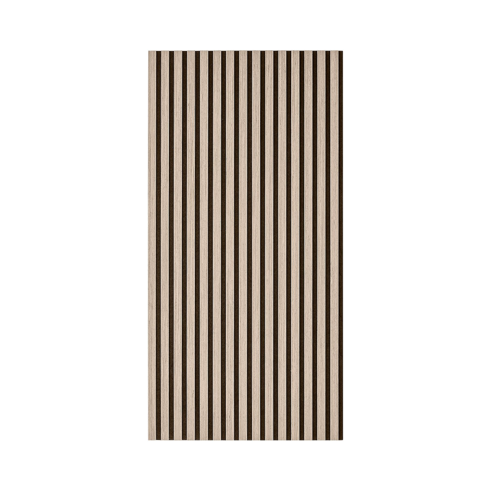VEVOR Wood Wall Panels, 1200 x 600 mm, Walnut Acoustic Slat Panels, Sound Absorbing for Living Rooms, Bedrooms, Offices, and Studios, Interior Wall Decor, PET Construction, Screw Kit, 8-Pack