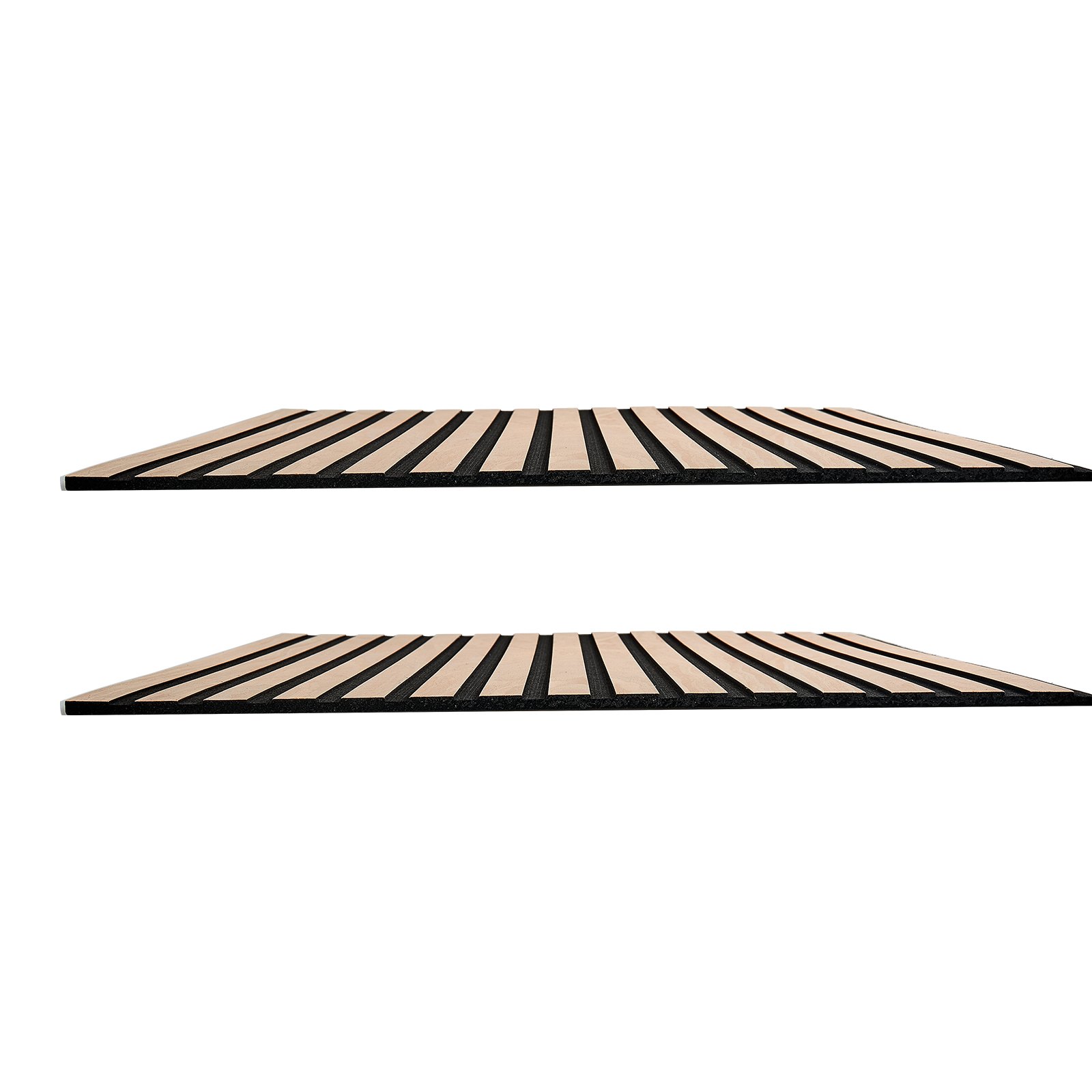 VEVOR Wood Wall Panels, 1200 x 600 mm, Oak Acoustic Slat Panels, Sound Absorbing for Living Rooms, Bedrooms, Offices, and Studios, Interior Wall Decor, PET Construction, Screw Kit, 8-Pack