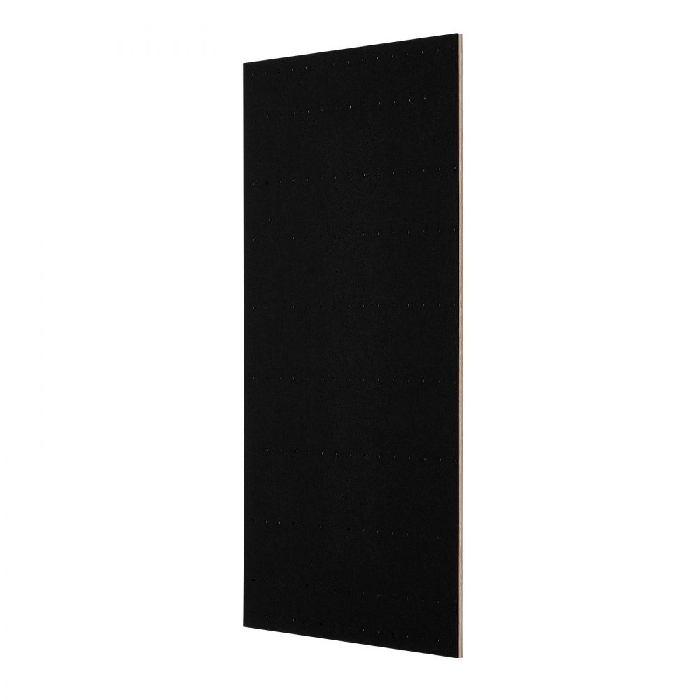 VEVOR Wood Wall Panels, 1200 x 600 mm, Acoustic Slat Panels, Oak Finish, Sound Absorbing for Living Rooms, Bedrooms, Offices, Studios, Interior Wall Decor, MDF & PET Construction, Screw Kit, 6-Pack