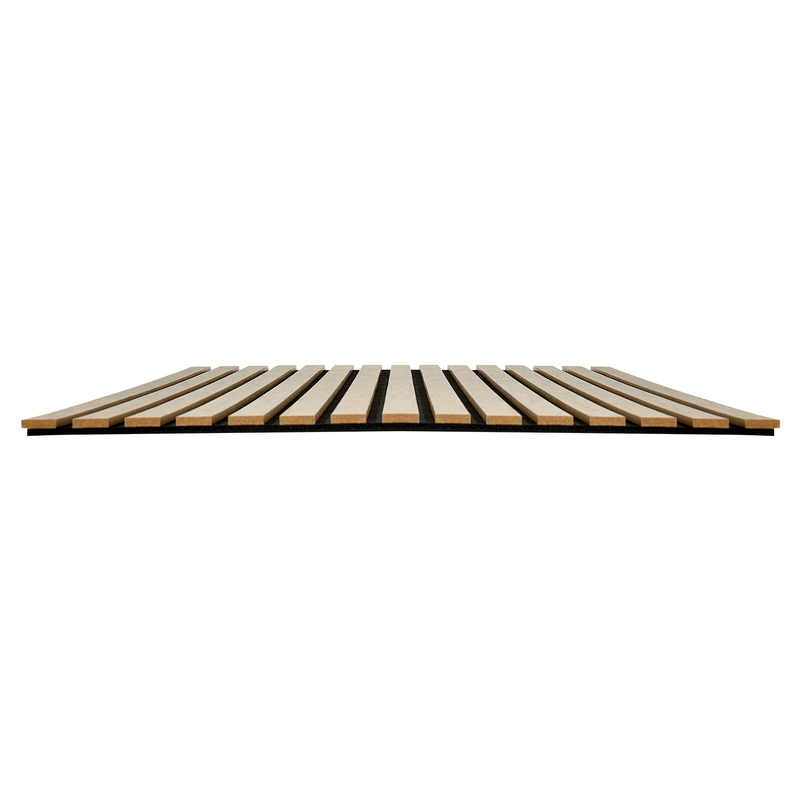 VEVOR Wood Wall Panels, 1200 x 600 mm, Acoustic Slat Panels, Oak Finish, Sound Absorbing for Living Rooms, Bedrooms, Offices, Studios, Interior Wall Decor, MDF & PET Construction, Screw Kit, 6-Pack