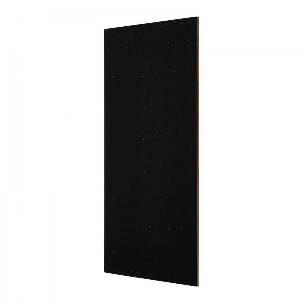 VEVOR Wood Wall Panels, 1200 x 600 mm, Acoustic Slat Panels, Walnut, Sound Absorbing for Living Rooms, Bedrooms, Offices, Studios, Interior Wall Decor, MDF & PET Construction, Screw Kit, 6-Pack