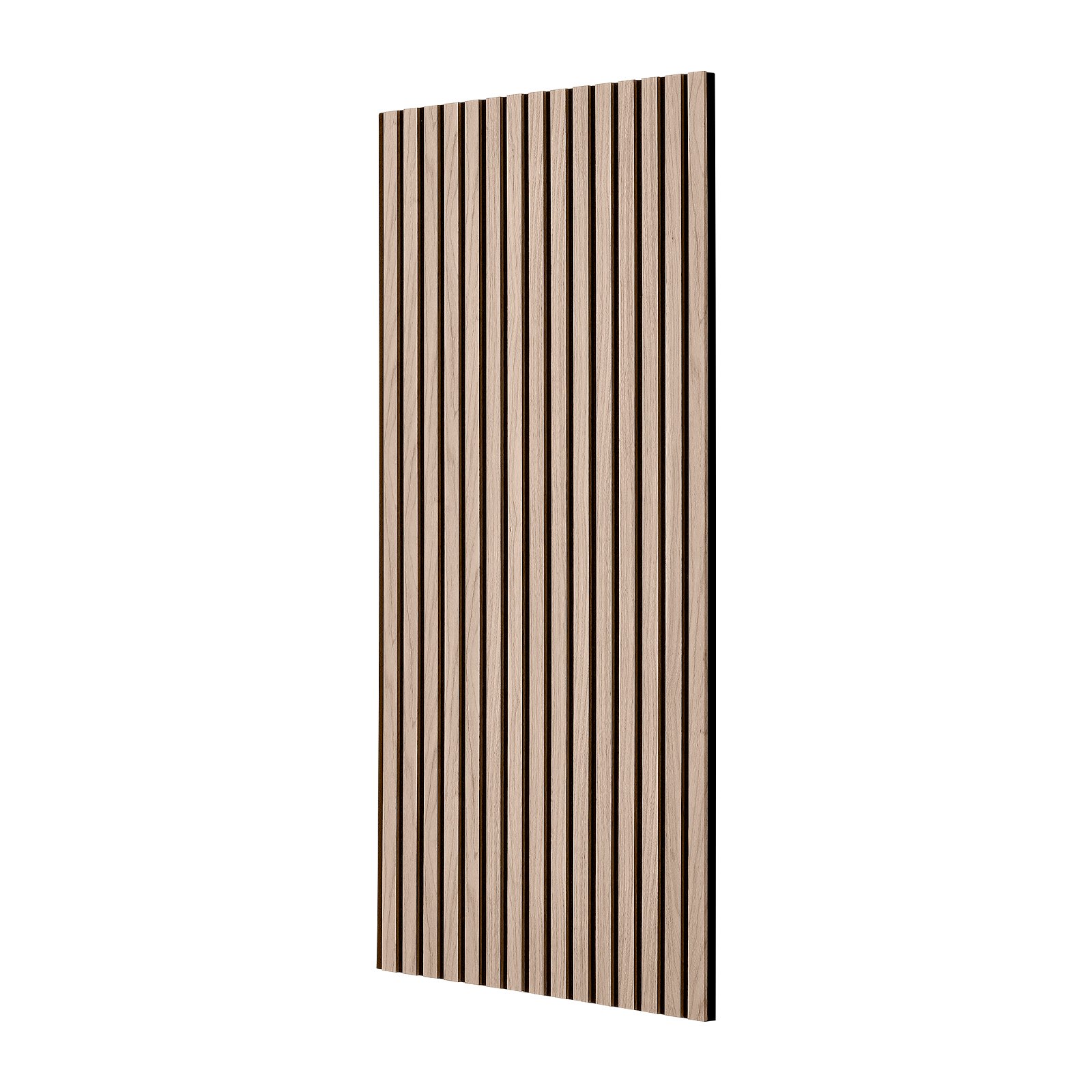 VEVOR Wood Wall Panels, 1200 x 600 mm, Acoustic Slat Panels, Walnut, Sound Absorbing for Living Rooms, Bedrooms, Offices, Studios, Interior Wall Decor, MDF & PET Construction, Screw Kit, 6-Pack