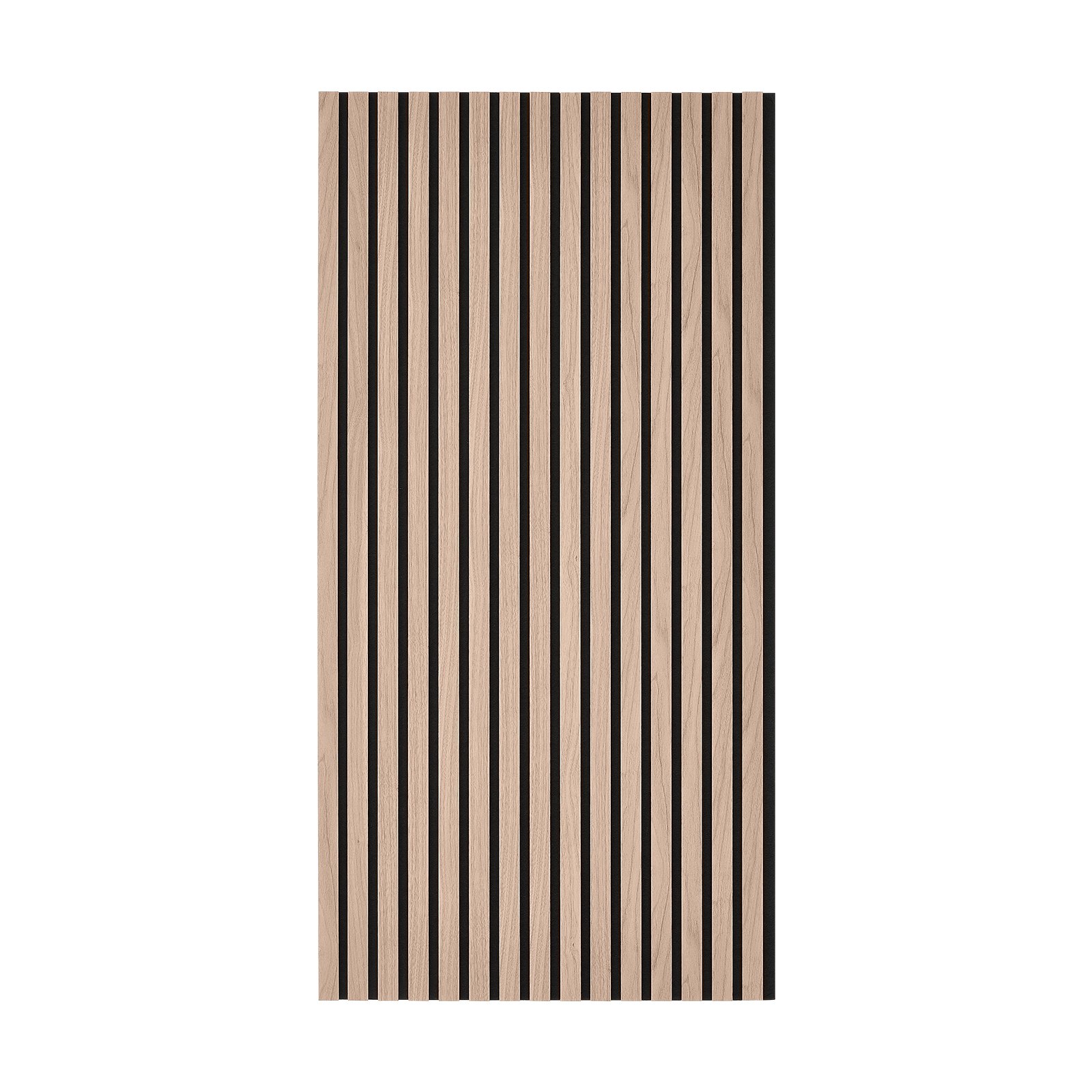VEVOR Wood Wall Panels, 1200 x 600 mm, Acoustic Slat Panels, Walnut, Sound Absorbing for Living Rooms, Bedrooms, Offices, Studios, Interior Wall Decor, MDF & PET Construction, Screw Kit, 6-Pack