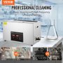 VEVOR Ultrasonic Cleaner with Digital Timer & Heater, Professional Ultra Sonic Jewelry Cleaner, Stainless Steel Heated Cleaning Machine for Glasses Watch Rings Small Parts Circuit Board (30L)