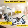 VEVOR Heavy Duty Hole Punch 3-Hole 300 Sheet Capacity Heavy Duty Paper Punch 1.38"/35 mm Thickness Hole Puncher High Capacity Steel Drill with Cutter Heavy Duty Punches for Paper Tags Invoices Files