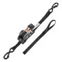 VEVOR Retractable Ratchet Straps, 25.4 mm x 3 m, Tie Down Straps with S Hooks, 544 kg Break Strength, 4 Soft Loops, Tie Down Ratcheting for Moving, Trailers, Motorcycles, Kayaks, Car Roof, 4 Pack