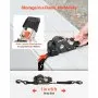 VEVOR Retractable Ratchet Straps, 25.4 mm x 1.8 m, Tie Down Straps with S Hooks, 544 kg Break Strength, 4 Soft Loops, Tie Down Ratcheting for Moving, Trailers, Motorcycles, Kayaks, Car Roof, 4 Pack
