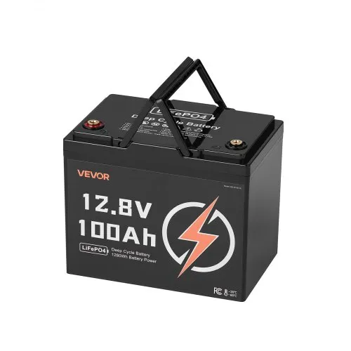 2 Pack 12V 100Ah Deep Cycle LiFePO4 Battery BMS Lithium Iron Phosphate Battery