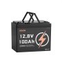 VEVOR 2 Pack 12V 100Ah LiFePO4 Battery, Up to 15000 Cycles, Deep Cycle Lithium Iron Phosphate Battery with Built-in BMS, Low Temp Protection, 10 Years Lifetime, for Solar Off-Grid Home Energy Storage
