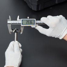VEVOR Digital Caliper, 0-6" Calipers Measuring Tool, Electronic Micrometer Caliper with Large LCD Screen, IP54 Waterproof & 4 Measurement Modes, Inch and Millimeter Conversion, Two Batteries Included