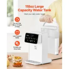 Countertop Instant Hot Water Dispenser with 7 Temps 7 Volumes 118oz Tank