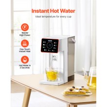 Countertop Instant Hot Water Dispenser with 6 Temps 7 Volumes 101oz Tank