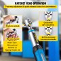 VEVOR Digital Torque Wrench, 3/8" Drive Electronic Torque Wrench, Torque Wrench Kit 3.1-62.7 ft-lbs Torque Range Accurate to ±2%, Adjustable Torque Wrench w/ LED Display and Buzzer, Socket Set & Case