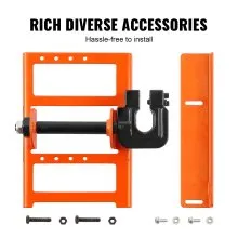 VEVOR Chainsaw Mill, Vertical Lumber Cutting Guide with 2"-6" Cutting Width, Cast Iron Portable Timber Chainsaw Attachment, Lightweight Wood Timber Milling Attachment for Builders and Woodworkers