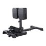 VEVOR Sissy Squat Machine, Multi-Function Deep Sissy Squat Bench for Leg Muscle Training, Easy Setup & Foldable Core Waistline & Glute Workout Equipment, Leg Exercise Machine for Home Gym, Black