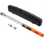 VEVOR Digital Torque Wrench, 1/2" Drive Electronic Torque Wrench, Torque Wrench Kit 25-250ft.lb/34-340n.m Torque Range Accurate to ±2%, 3-Mode Adjustable Torque Wrench Set with LED Buzzer Calibration