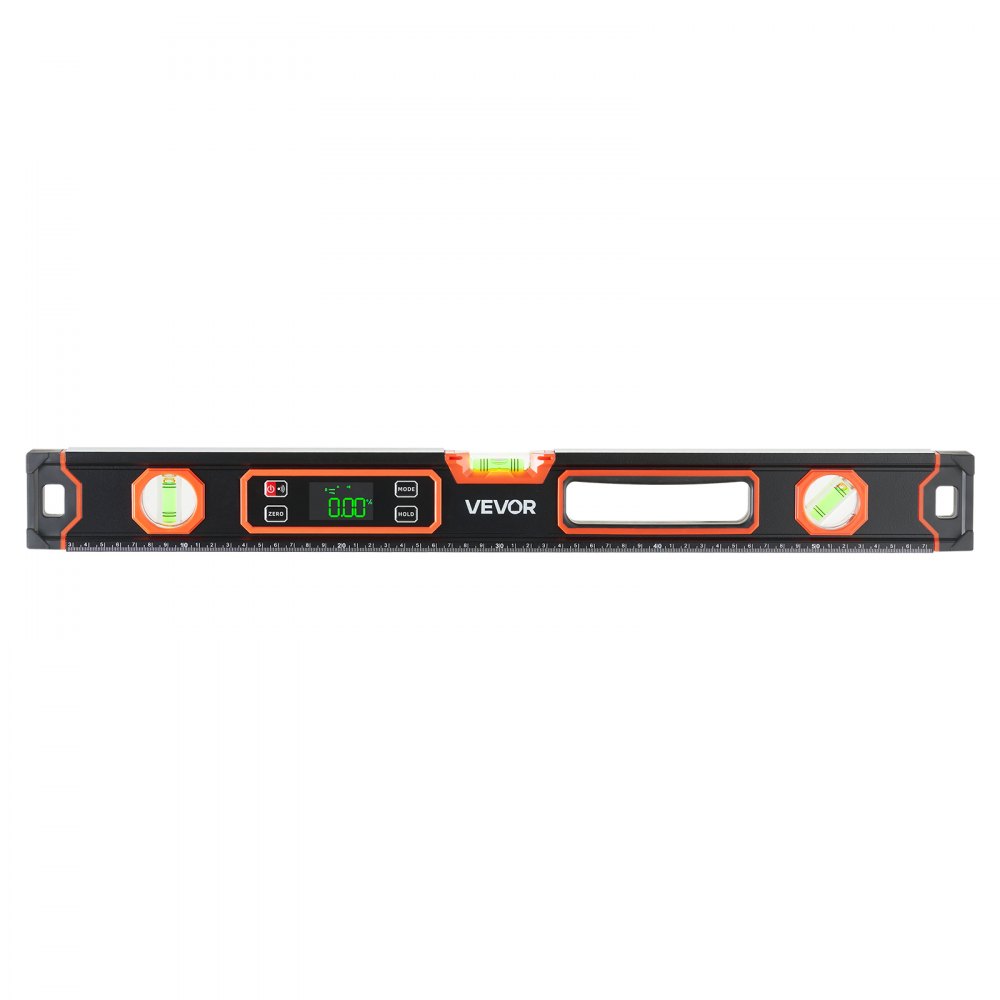 VEVOR Digital Level, 600 mm, Magnetic Electronic Level with LED Backlit Display, 360° Electronic Leveler Tool with 0°/45°/90° Bubble Vials, IP54 Rating for Construction Carpentry Home Renovation