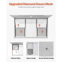 60x36in Concession Stand Serving Window Food Truck Service Awning Aluminum Alloy