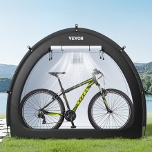 Outdoor Bike Storage Tent Fan-Shaped Waterproof Bike Tent for 4 to 5 Bikes