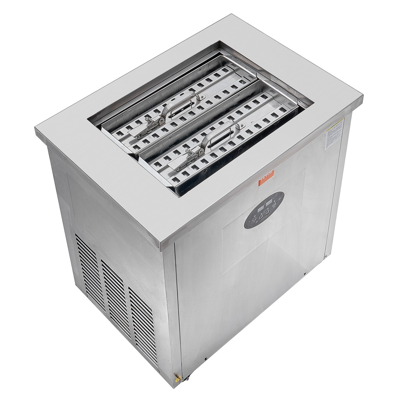Máquina de picolé comercial VEVOR, conjunto com 2 moldes - Máquina de fazer picolés com 52 peças, máquina de picolé comercial de aço inoxidável, máquina de picolé com palitos de gelo para bares, cafés, lojas de chá com leite (26 peças / conjunto de moldes)