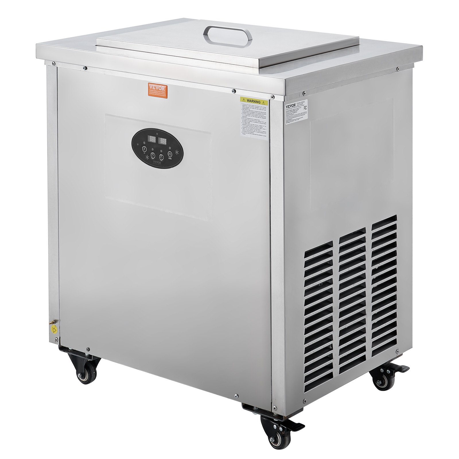 Máquina de picolé comercial VEVOR, conjunto com 2 moldes - Máquina de fazer picolés com 52 peças, máquina de picolé comercial de aço inoxidável, máquina de picolé com palitos de gelo para bares, cafés, lojas de chá com leite (26 peças / conjunto de moldes)