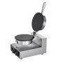 VEVOR Electric Ice Cream Cone Maker, Commercial 1230W Waffle Cone Machine, Non-Stick Stainless Steel Egg Roll Mold, with Temperature and Time Control, Handle, for Restaurant Bakery Snack Bar Family
