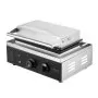 VEVOR - Máquina para hacer gofres comerciales (10 unidades), acero inoxidable antiadherente, 1550 W, control de temperatura y tiempo, asa, ideal para restaurantes, panaderías, bares y familias.