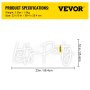 VEVOR Let's Party Neon Sign, 23"X10" Neon Sign for Wall Decor, Adjustable Brightness White Neon Light Sign with Remote Control and Power Adapter, for Party/Wedding Celebration/Home Decoration