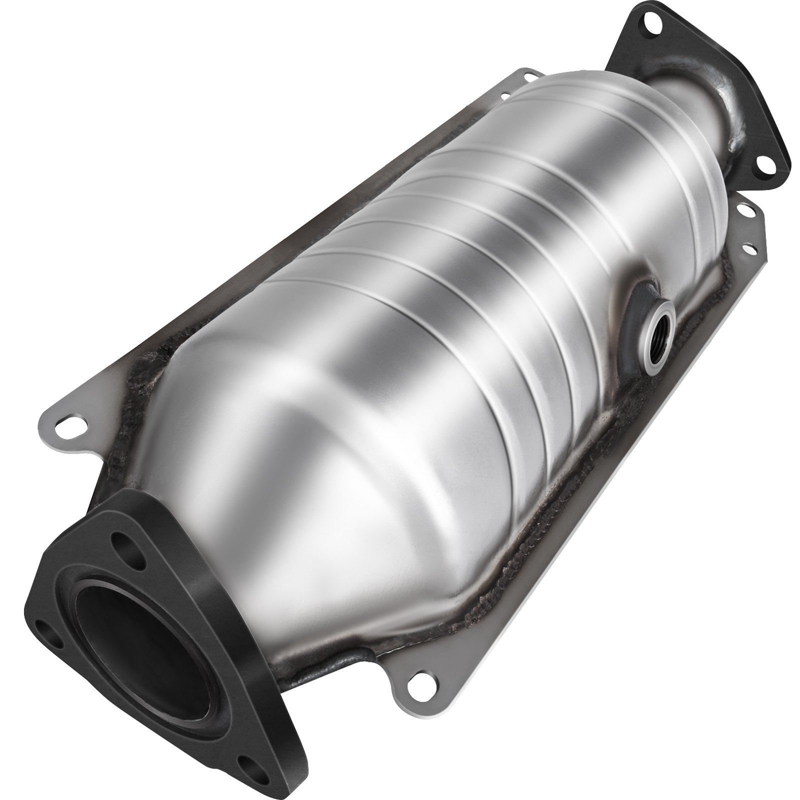 VEVOR Catalytic Converter Compatible with 1998-2002 Honda Accord 2.3L, Direct-Fit High Flow Series Cat Converter, Stainless Steel Exhaust Converter Pipe with Flange Design & Gasket (OBD III Compliant)