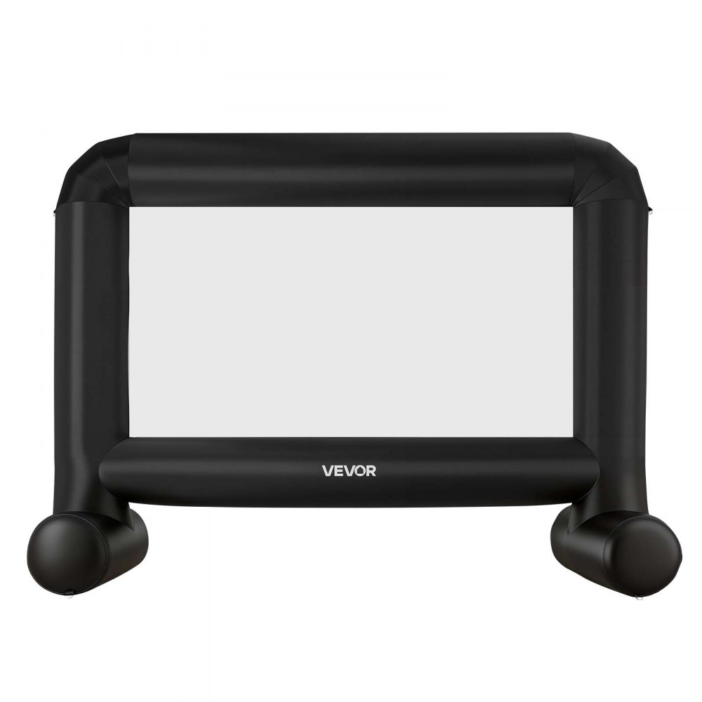 VEVOR Inflatable Movie Screen, 14 ft Outdoor Inflatable Projection Screen with Portable Storage Bag, Front/Rear Projection, Easy Set Up, Blow Up Screen for Outdoor Backyard Movie Night, Theme Parties