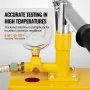 VEVOR Hydrostatic Test Pump, Max 25 bar/362 PSI, Single Valve Hydraulic Manual Water Pressure Tester Kit with Gauge 1.4 Gal Water Tank, 3 ft Hose with 1/2 inch External Thread Connector for Pipeline