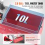VEVOR Hydrostatic Test Pump, Max 25 bar/362 PSI, Dual Valve Hydraulic Manual Water Pressure Tester Kit with Gauge 10L Water Tank, 1.4 m Hose with 1.27 cm External Thread Connector for Pipeline