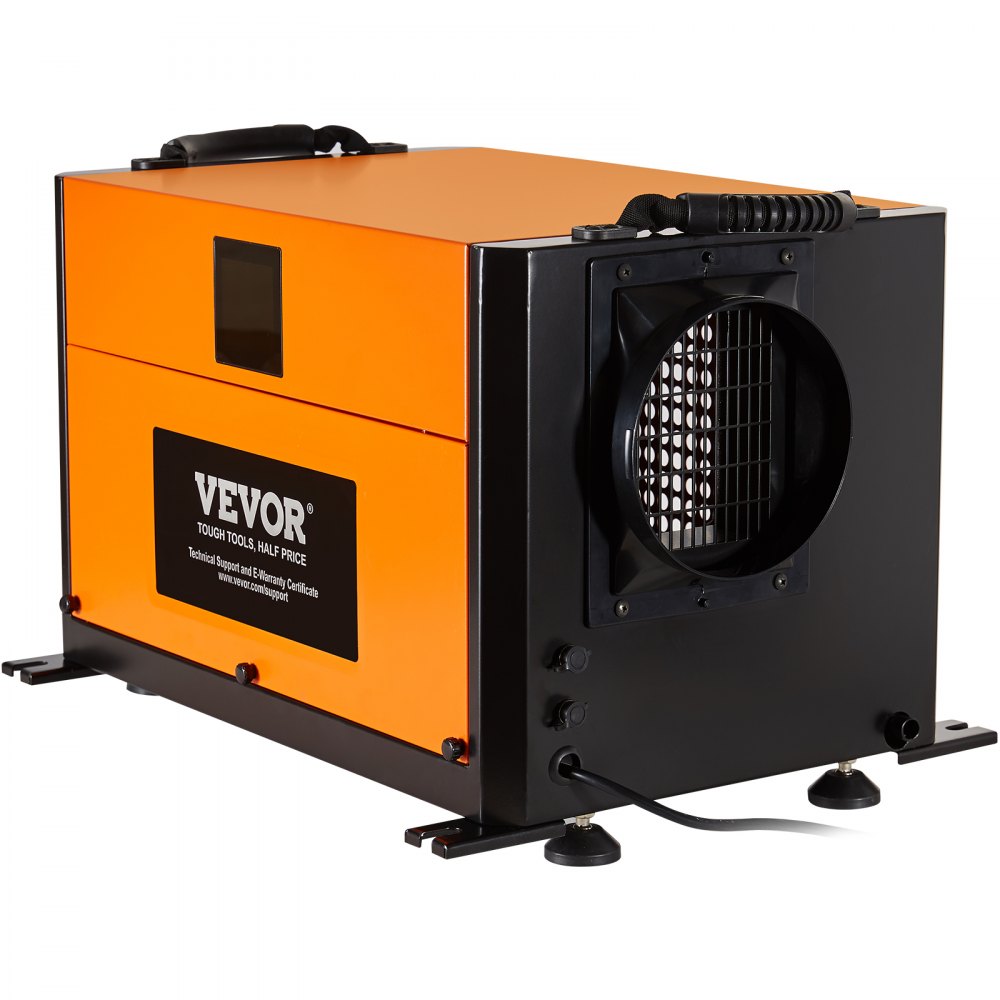 VEVOR 190 Pints Commercial Dehumidifier with Drain Hose for Crawl Spaces, Basements Warehouse & Job Sites, Large Capacity Dehumidifier for Water Damage Restoration, Auto Defrost, CSA Listed