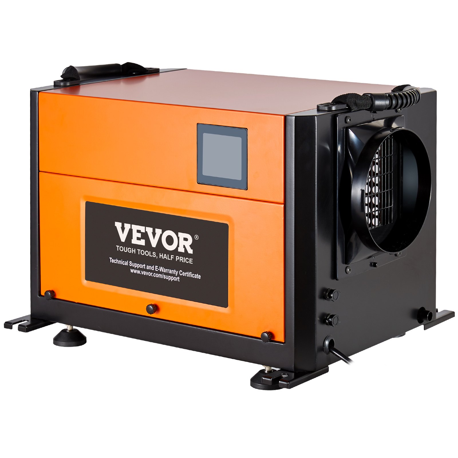 VEVOR 125 Pints Commercial Dehumidifier with Drain Hose for Crawl Spaces, Basements Warehouse & Job Sites, Large Capacity Dehumidifier for Water Damage Restoration, Auto Defrost, CSA Listed