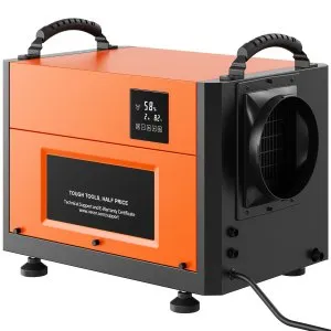 VEVOR 156 Pints Commercial Dehumidifier with Drain Hose for Crawl Spaces, Basements Warehouse & Job Sites, Large Capacity Dehumidifier for Water Damage Restoration, Auto Defrost, CSA Listed | VEVOR US